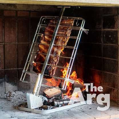 Cross Grill Stake Press Type – Argentine Asado Cross Grill by Todo para el Asador