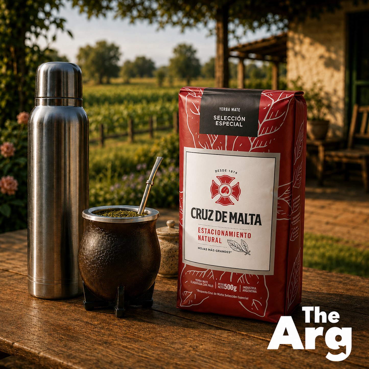Cruz Malta Yerba Mate Estacionamiento Natural 500g / 1.1 lb