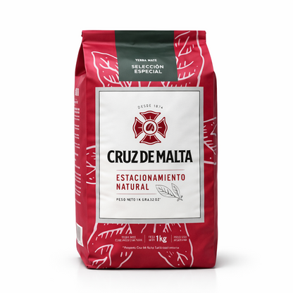 Cruz de Malta Yerba Mate 1kg – Naturally Aged Traditional Blend