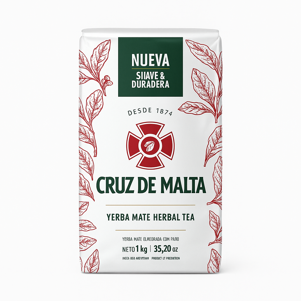 Yerba Mate Cruz de Malta 1kg / 2.2Lb
