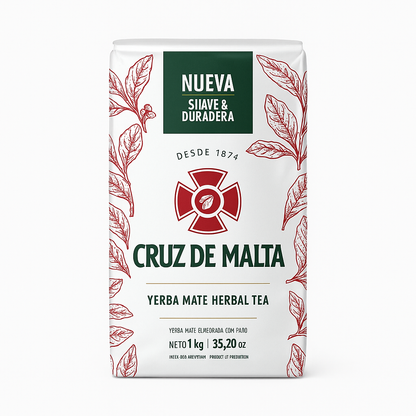 Yerba Mate Cruz de Malta 1kg / 2.2Lb