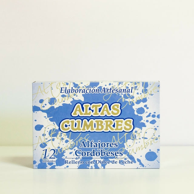 Altas Cumbres - Artisanal Glazed Alfajor Cordobés with Dulce de Leche 12u. 800g/1.76 lbs