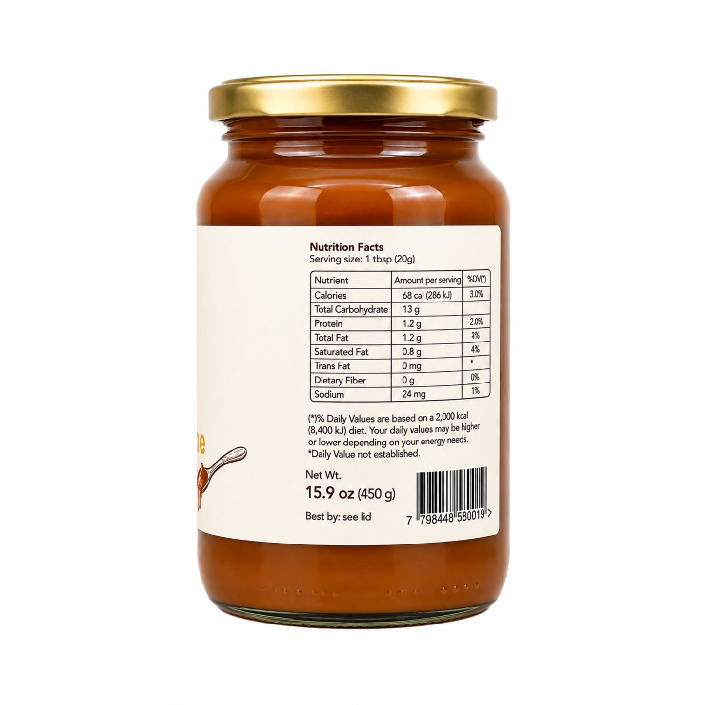 Estancia Caledonia Dulce de Leche Estilo Campo – Traditional Argentine Caramel Spread – 450 g (15.9 oz) – Gluten Free