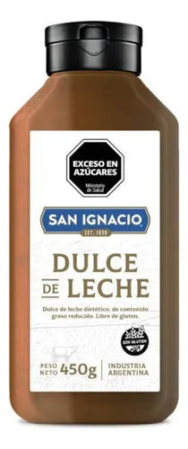 Dulce de Leche San Ignacio  – Diet & Reduced Fat - Plastic Bottle 450g/14.7oz