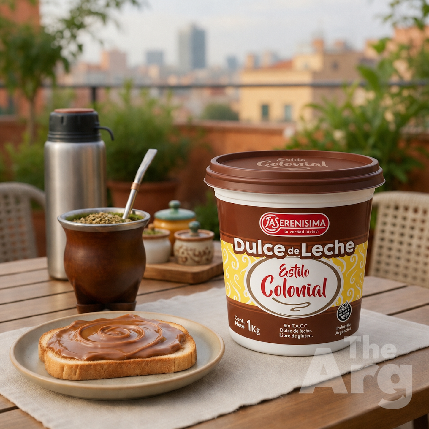 La Serenísima Estilo Colonial Dulce de Leche | Traditional Argentine Milk Caramel Spread 1 kg / 2.2 lb