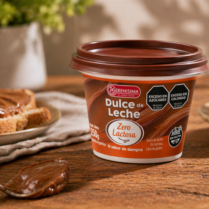 La Serenisima Dulce de Leche "Zero Lactose" Gluten Free 250g / 8,82 oz
