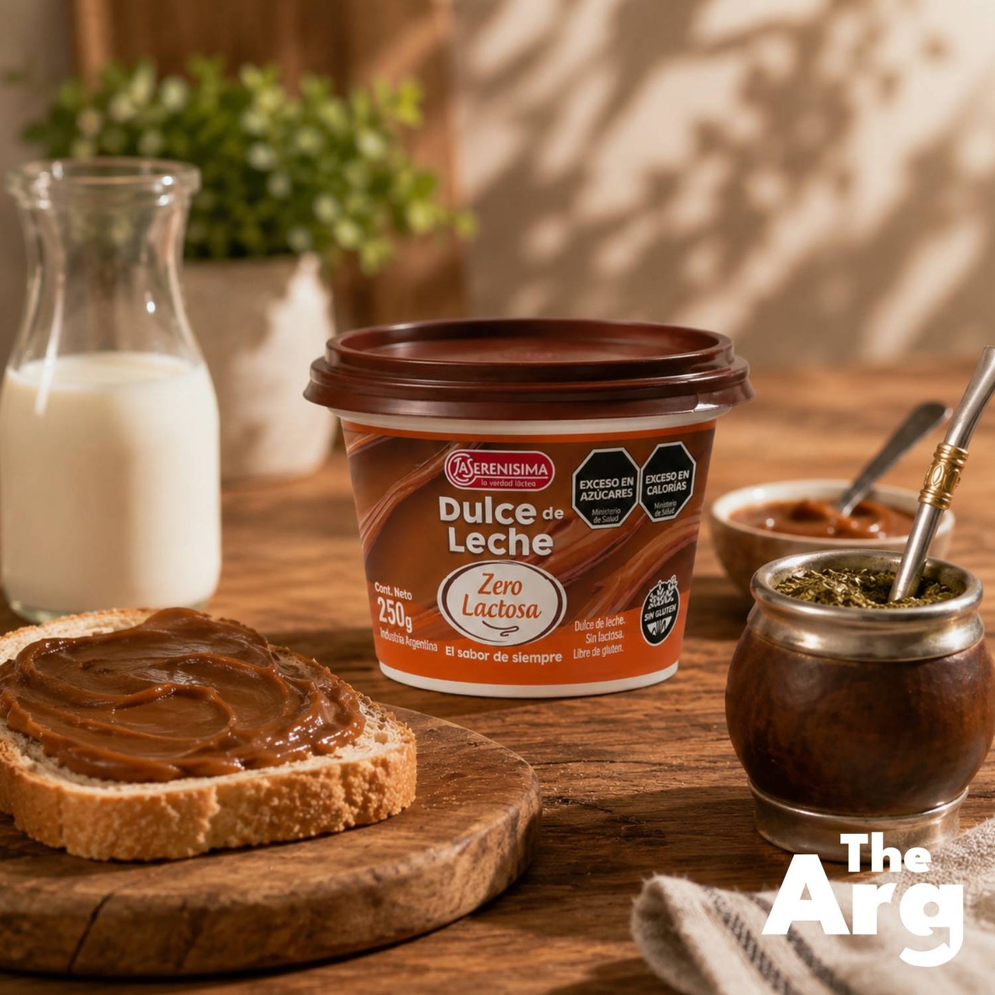 La Serenísima Zero Lactose Dulce de Leche Gluten Free 250g / 8.82oz