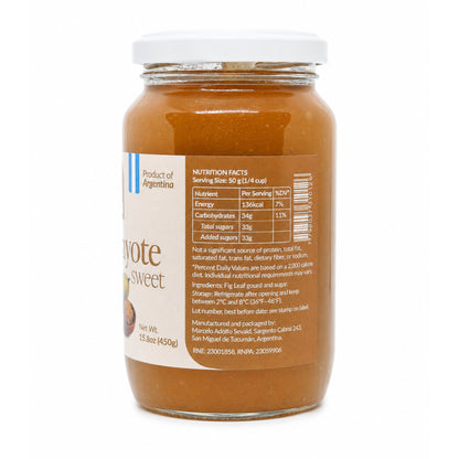 RAIZA Dulce de Cayote - Traditional Argentine Fig Leaf Gourd Preserve 450 g (15.8 oz)