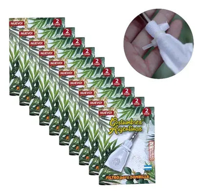 Reusable Cloth Filters for Mate Bombilla Pack of 20 | Yerba Mate Straw Filter with Ties