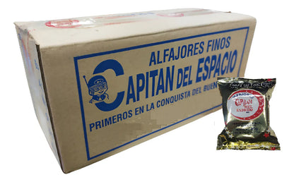 Capitán del Espacio Chocolate Alfajor Box 36 Units 40g Each