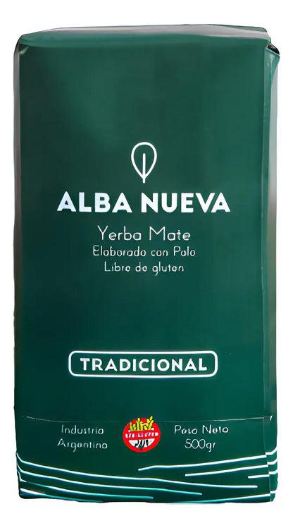 Yerba Mate Alba Nueva Tradicional 500 g / 1.1 lb – Authentic Argentine Yerba with Balanced Grind