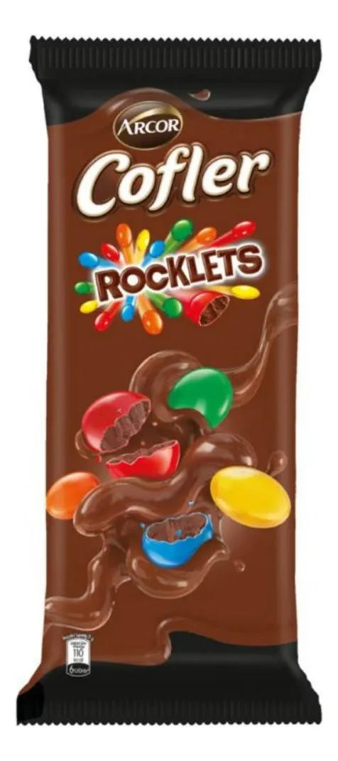 Arcor Cofler Milk Chocolate with Rocklets 55g