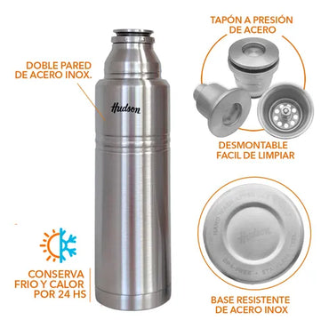 Stainless Steel Thermos Hudson 1L