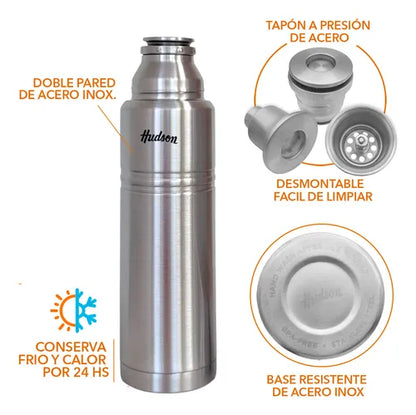 Stainless Steel Thermos Hudson 1L