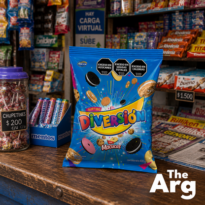 Arcor Diversion Assorted Cookies 400g / 0.88lb| Argentine Cookies