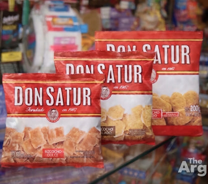 Don Satur Mixed Biscuits Pack – Argentine Sweet and Savory Bizcochos 3 Units 600g