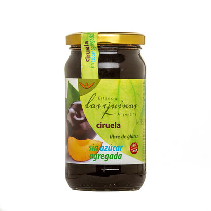 Las Quinas Marmalade Plum Jam - No Sugar Added - Gluten Free 420 g