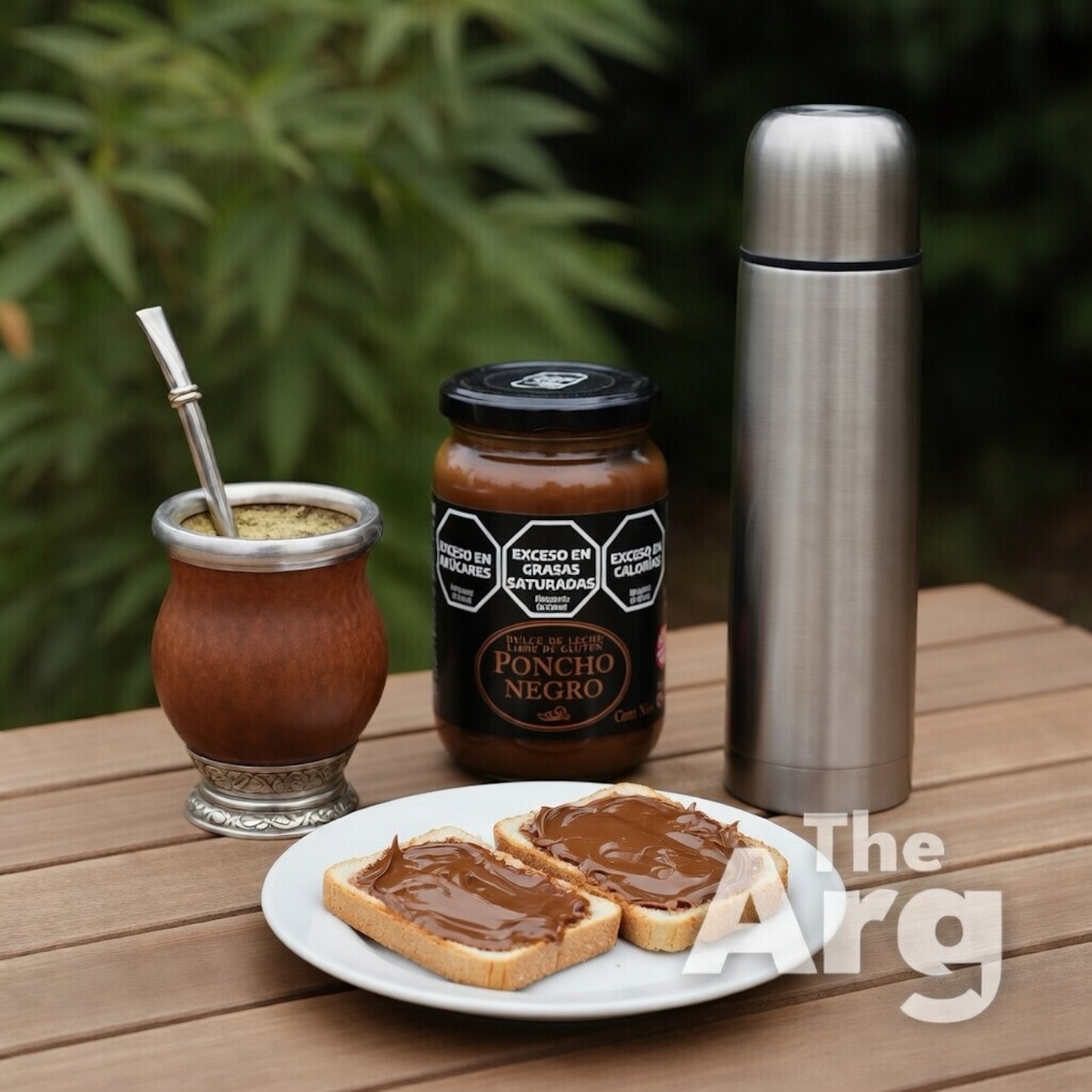 Poncho Negro Dulce de Leche 450g Glass Jar | Authentic Argentine Milk Caramel