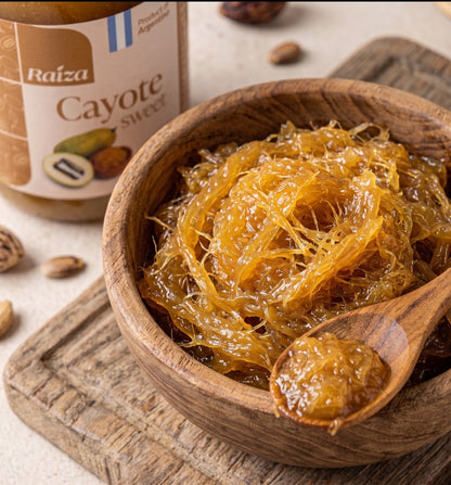RAIZA Dulce de Cayote - Traditional Argentine Fig Leaf Gourd Preserve 450 g (15.8 oz)