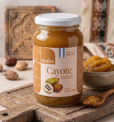 RAIZA Dulce de Cayote - Traditional Argentine Fig Leaf Gourd Preserve 450 g (15.8 oz)