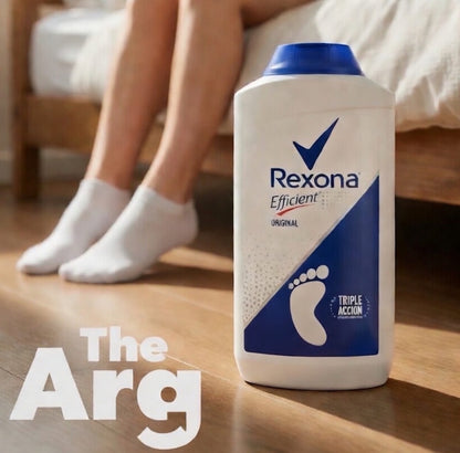 Rexona Foot Deodorant Powder – 24h Odor Control & Moisture Absorption | Daily Foot & Shoe Freshness