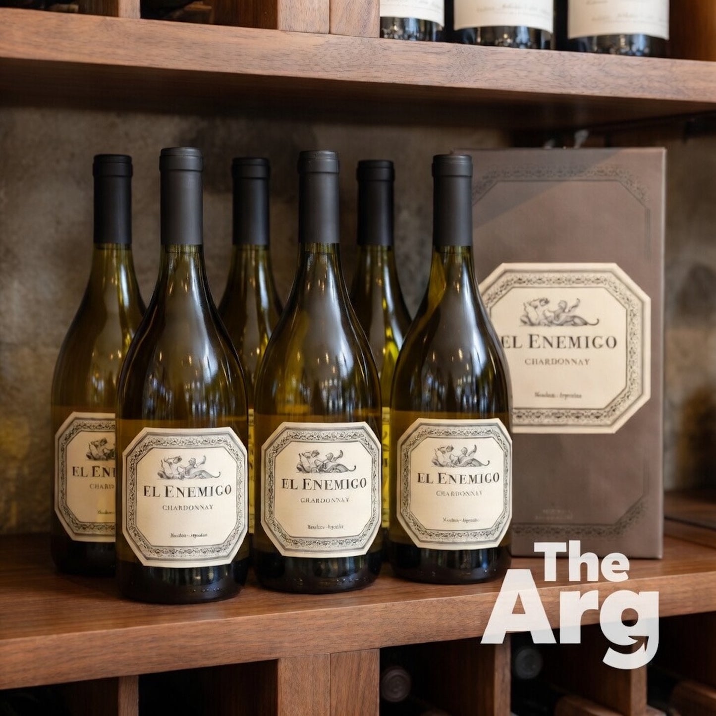 El Enemigo Chardonnay 750ml Case (6 Bottles) – Premium Argentine White Wine from Gualtallary