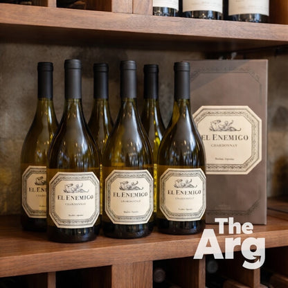 El Enemigo Chardonnay 750ml Case (6 Bottles) – Premium Argentine White Wine from Gualtallary