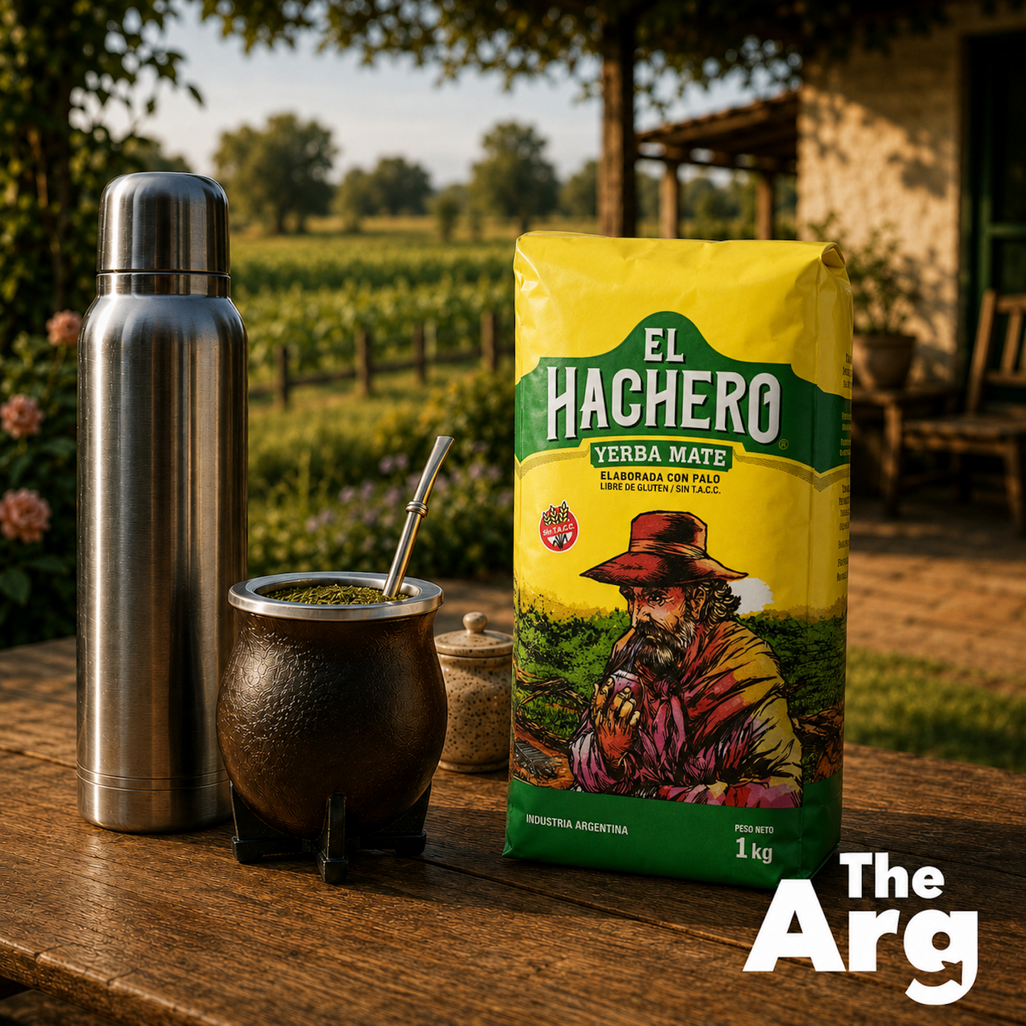 El Hachero Tradicional Yerba Mate by Don Leandro 1kg / 2.2lb