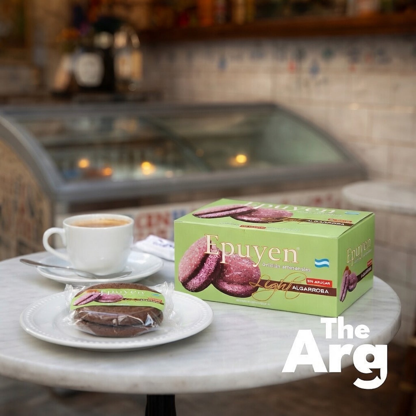 Epuyen Carob Alfajores Light with Dulce de Leche | Sugar-Free 12 Pack (600g / 1.32 lb)