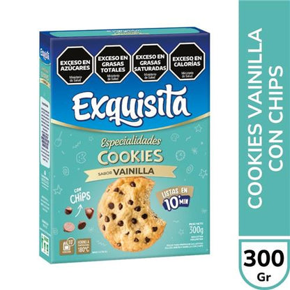 Exquisita Vanilla Cookie Mix with Chocolate Chips 300g / 10.58 oz | Argentine Premezcla para Cookies