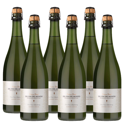 Fin Del Mundo Sparkling Extra Brut 750ml (6 bottles)