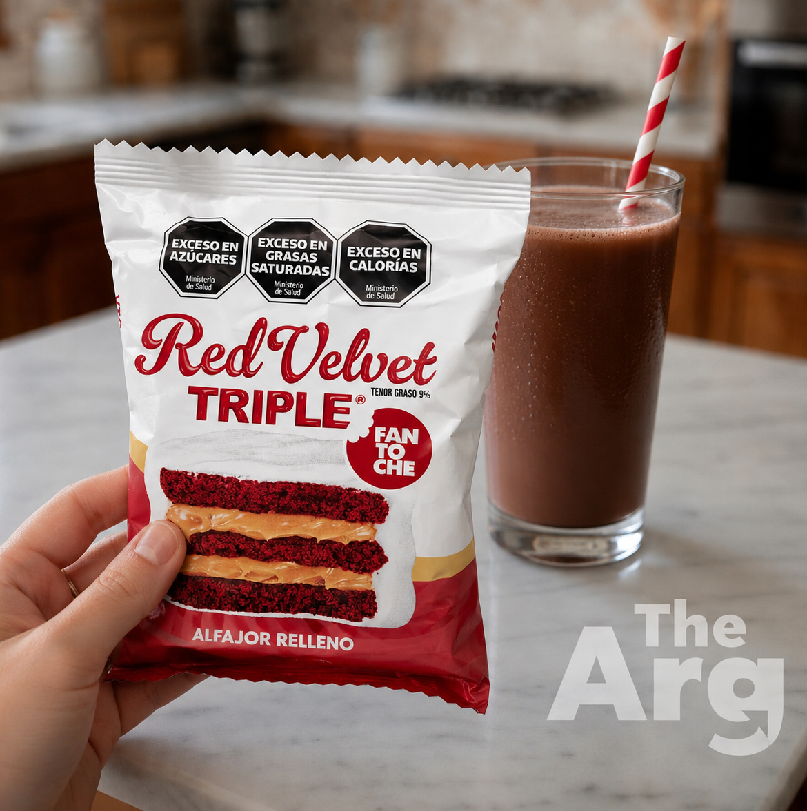 Fantoche Triple Red Velvet Alfajor