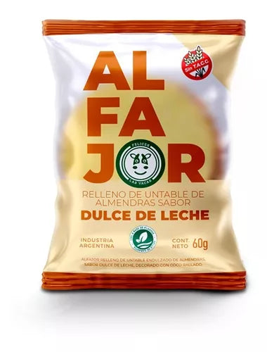 Vegan Alfajor - Dulce de Leche By Felices Las Vacas x12 Units.