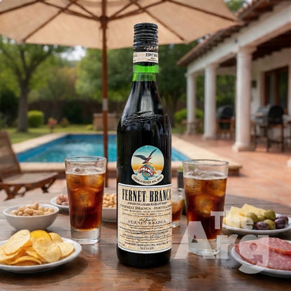 Fernet Branca Italian Amaro Liqueur – 1000ml Bottle