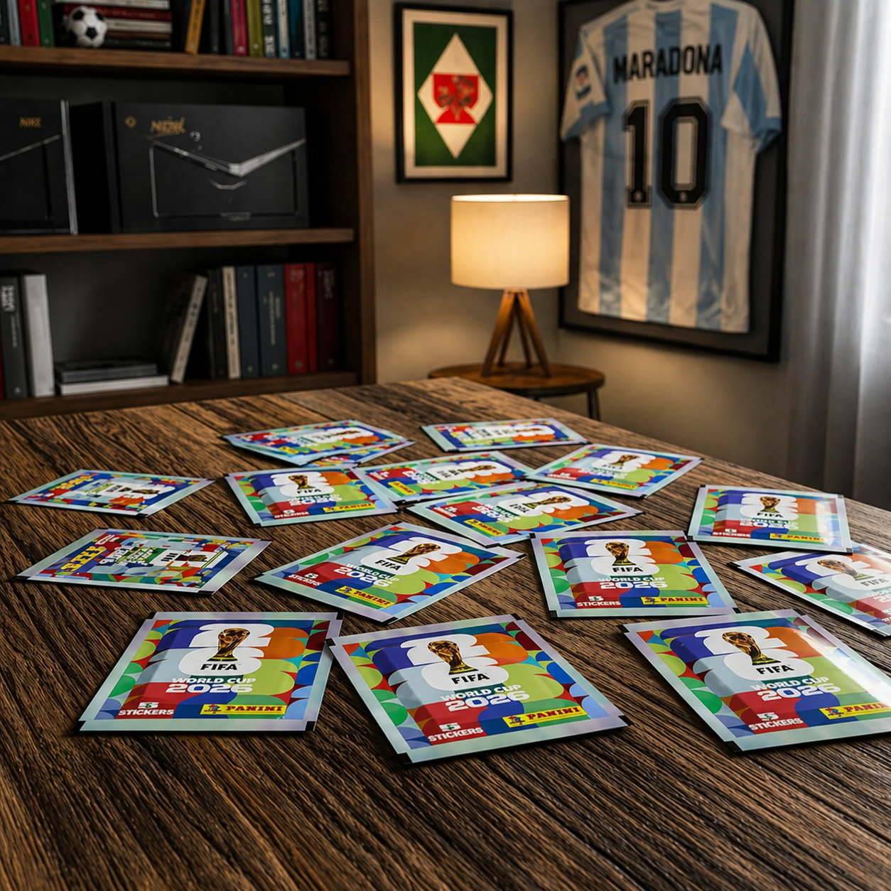 Panini FIFA World Cup Sticker Packs (10-Pack Bundle) – Argentina Soccer Collectibles