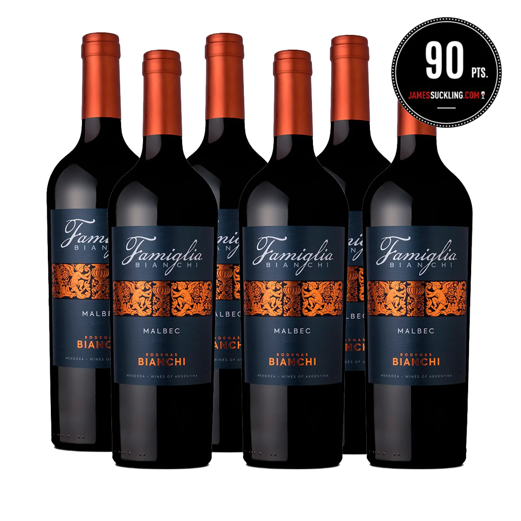 Famiglia Bianchi Malbec 750 ml (box of 6 bottles)