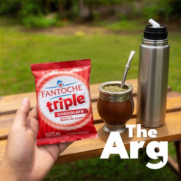 Fantoche Triple Alfajor with Dulce de Leche 85g / 2.99 oz | Argentine Cookie Sandwich