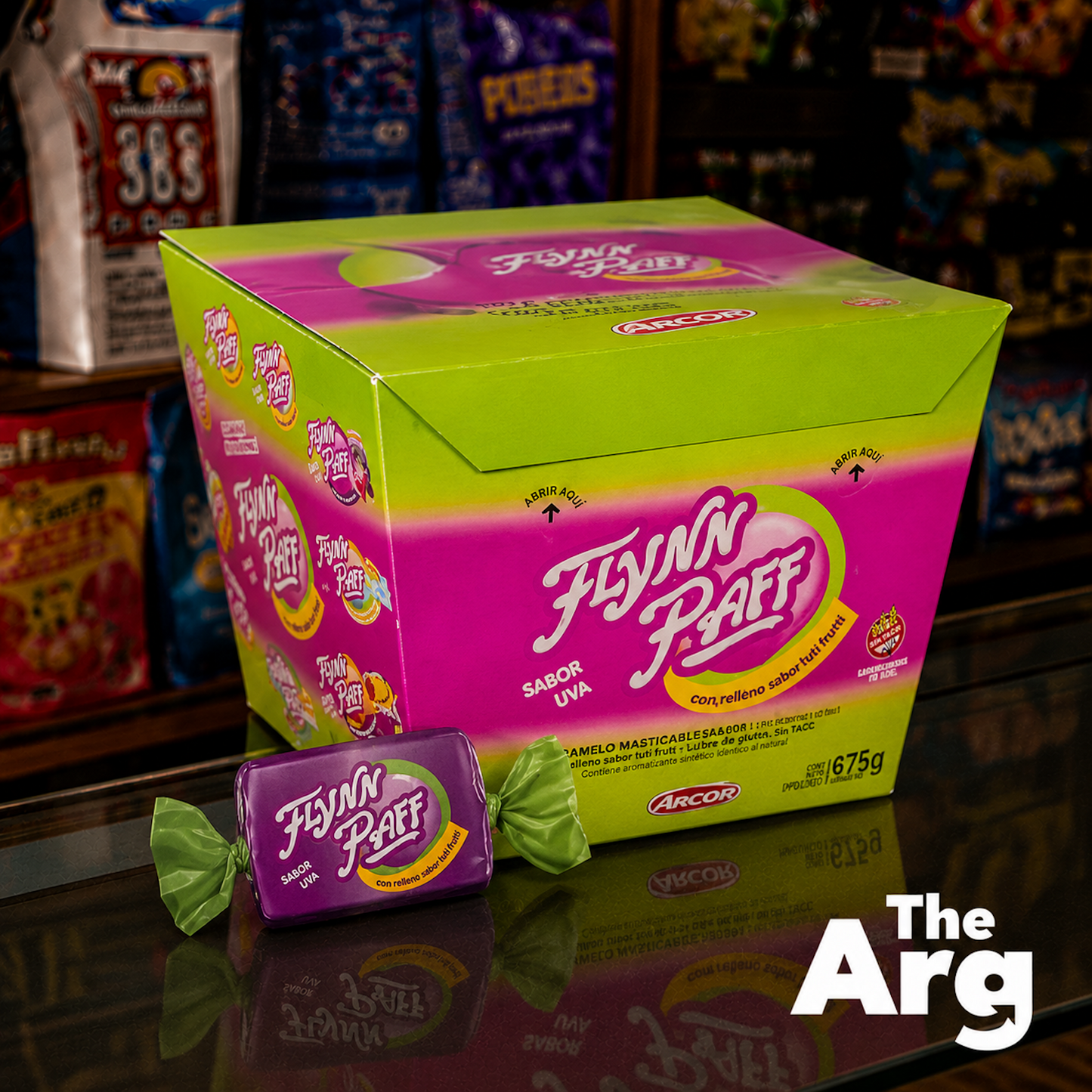 Flynn Paff Grape Chewy Candy 560g / 19.75 oz
