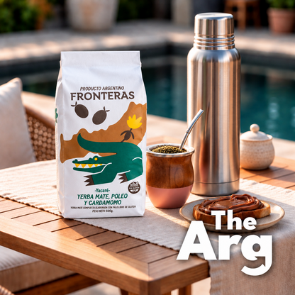 Yerba Mate Fronteras Poleo and Cardamom 500g Paper Pack