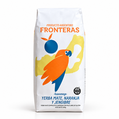 Fronteras Blends Ginger & Orange Yerba Mate 500g