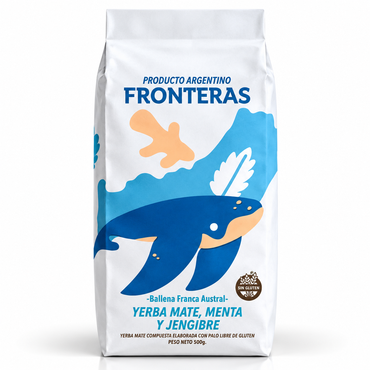 Fronteras Mint & Ginger Yerba Mate 500g