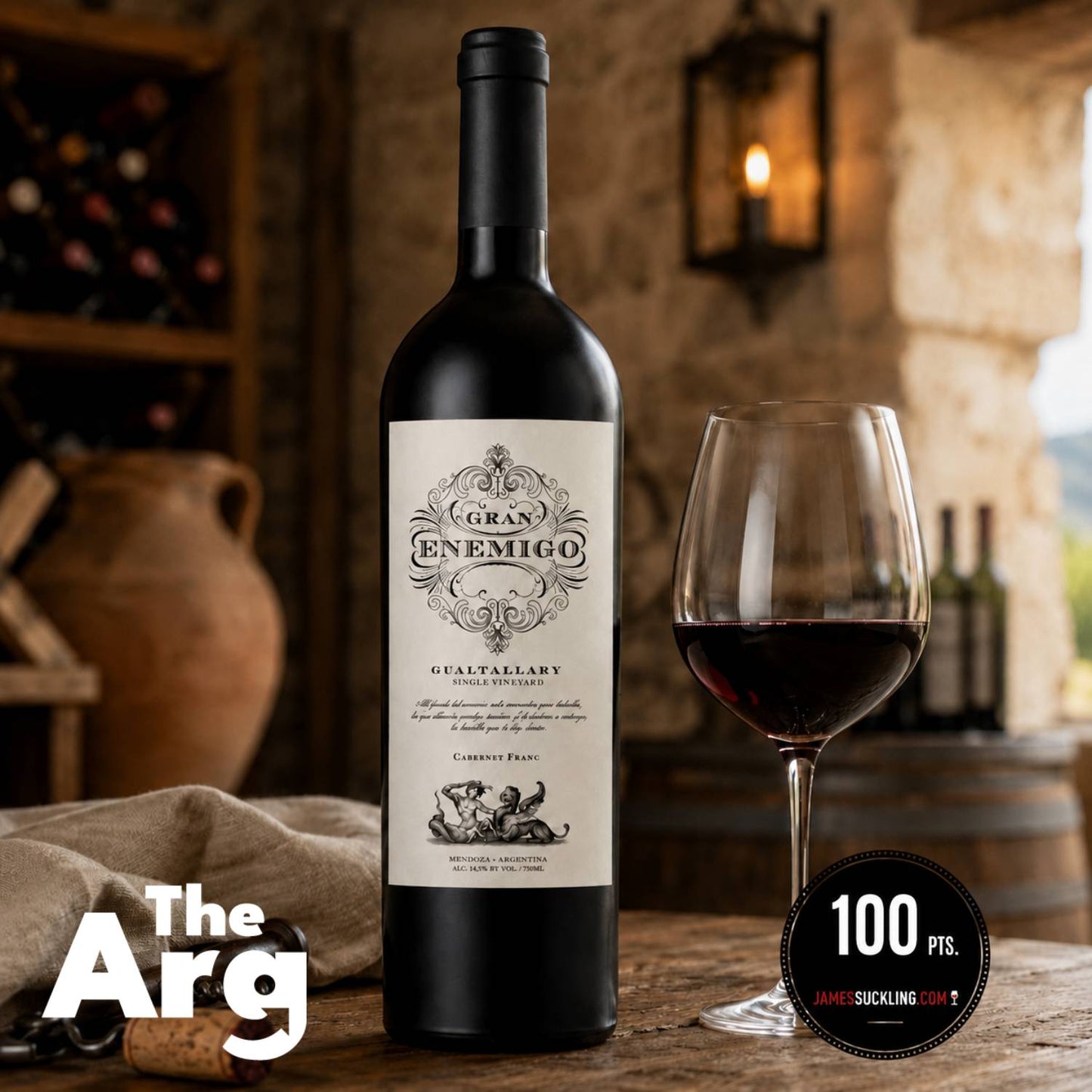 Gran Enemigo Gualtallary Cabernet Franc 2023 Wine Case (6 x 750ml) | Aleanna