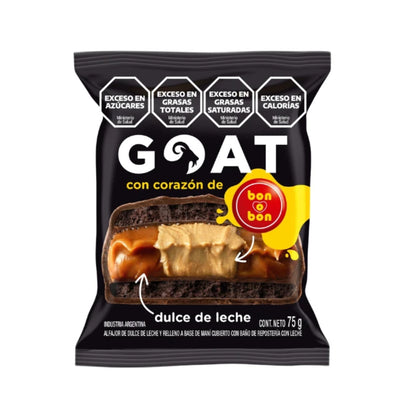GOAT Bon o Bon Heart Alfajor Chocolate Cookie – 75g Argentine Treat
