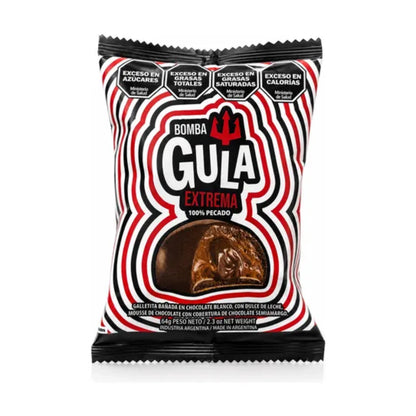 Gula Bomba Extrema Chocolate Snack with Dulce de Leche & Mousse