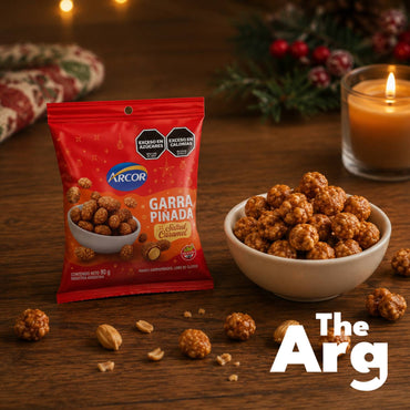 Arcor Salted Caramel Peanut Garrapiñada Crunchy Sweet Snack 80g