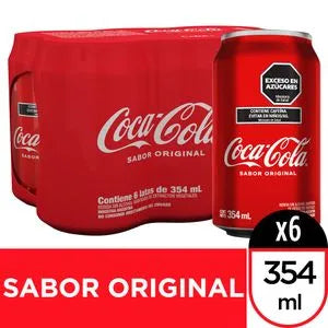 Coca Cola Original Taste (6 Cans)