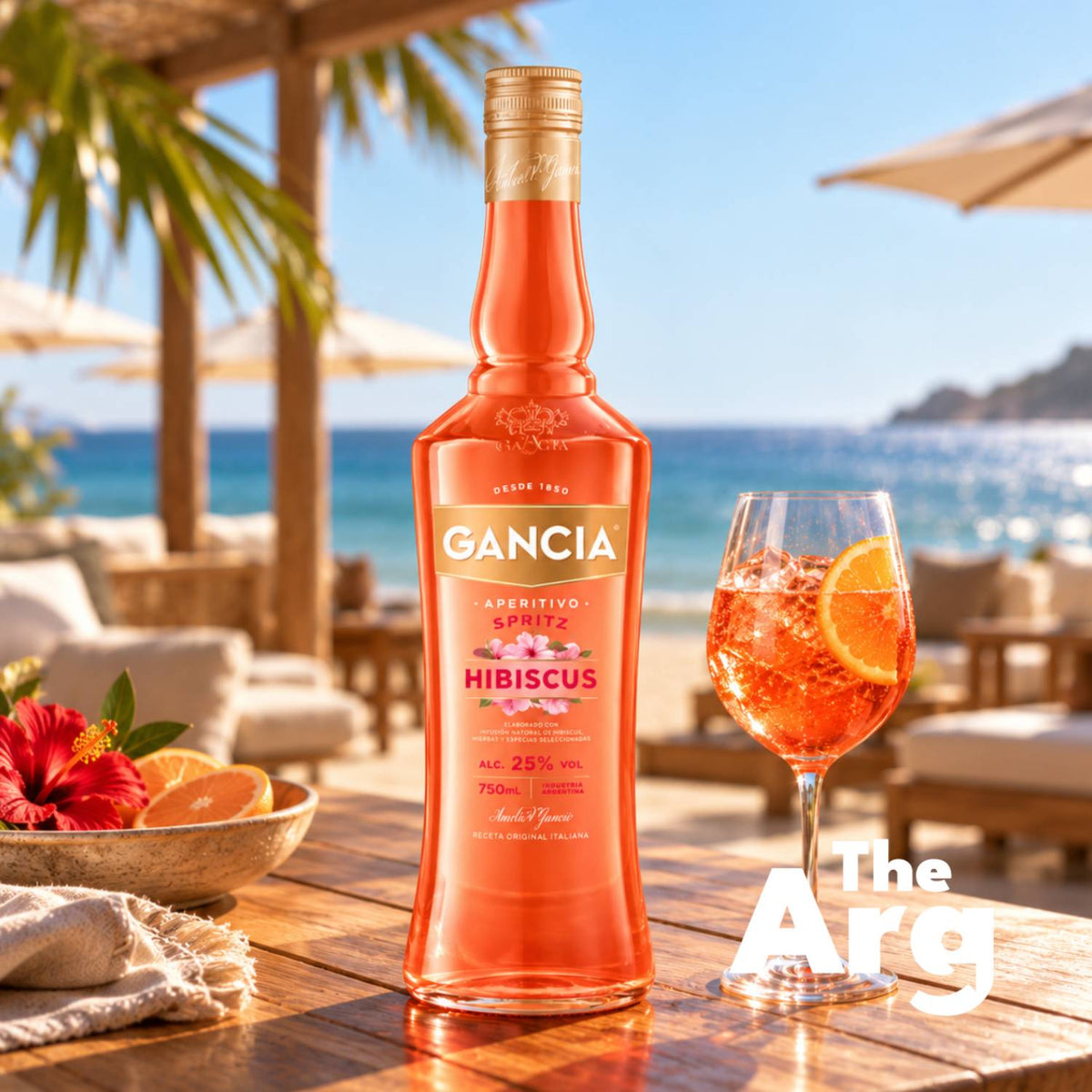Gancia Hibiscus Spritz Aperitif 750 ml | Case of 6