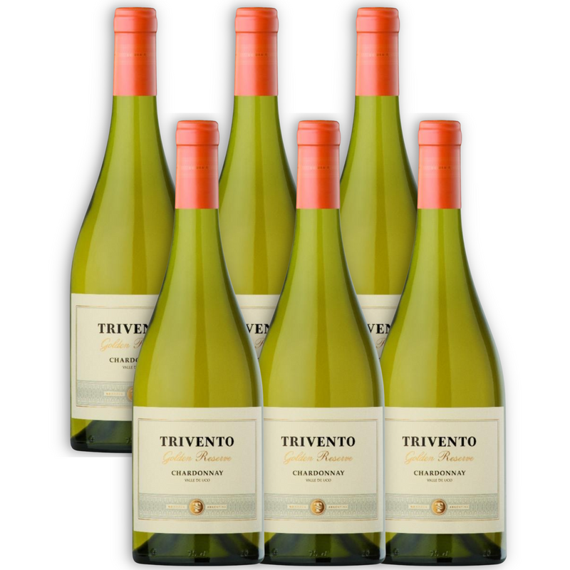 Trivento Golden Reserve Chardonnay 750ml (6 Bottles)