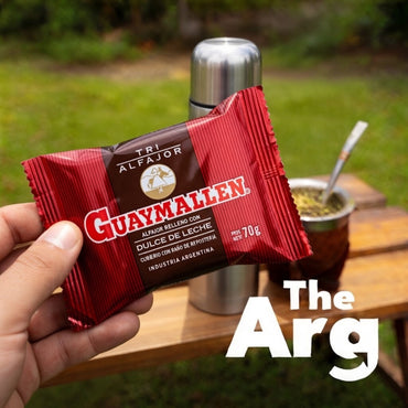 Guaymallén Triple Milk Chocolate Alfajor with Dulce de Leche 70g / 2.4 oz