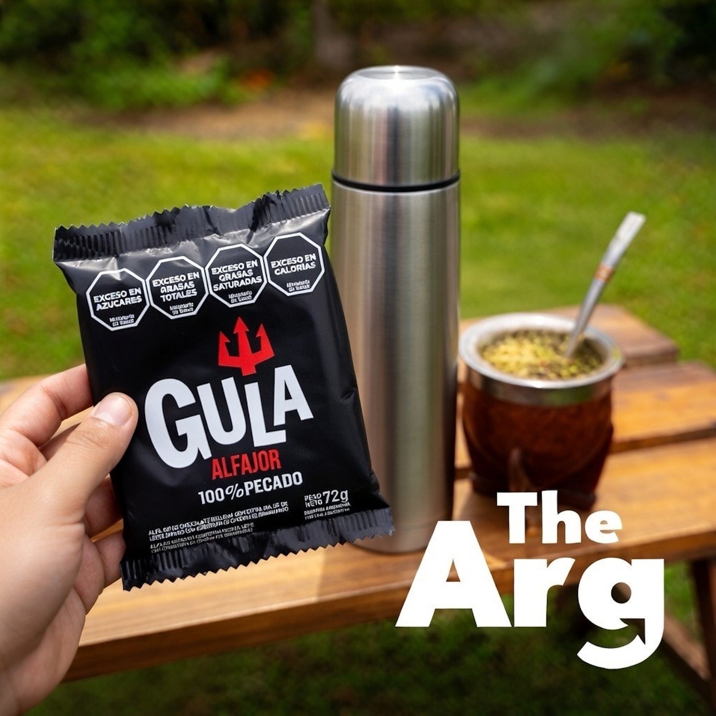 GULA Dark Chocolate Alfajor with Dulce de Leche 72g / 0.16 lb – Argentine Cookie